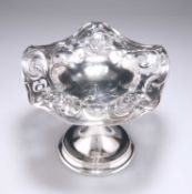 AN ART NOUVEAU AMERICAN STERLING SILVER COMPOTE