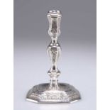 A GEORGE I BRITANNIA STANDARD SILVER TAPERSTICK