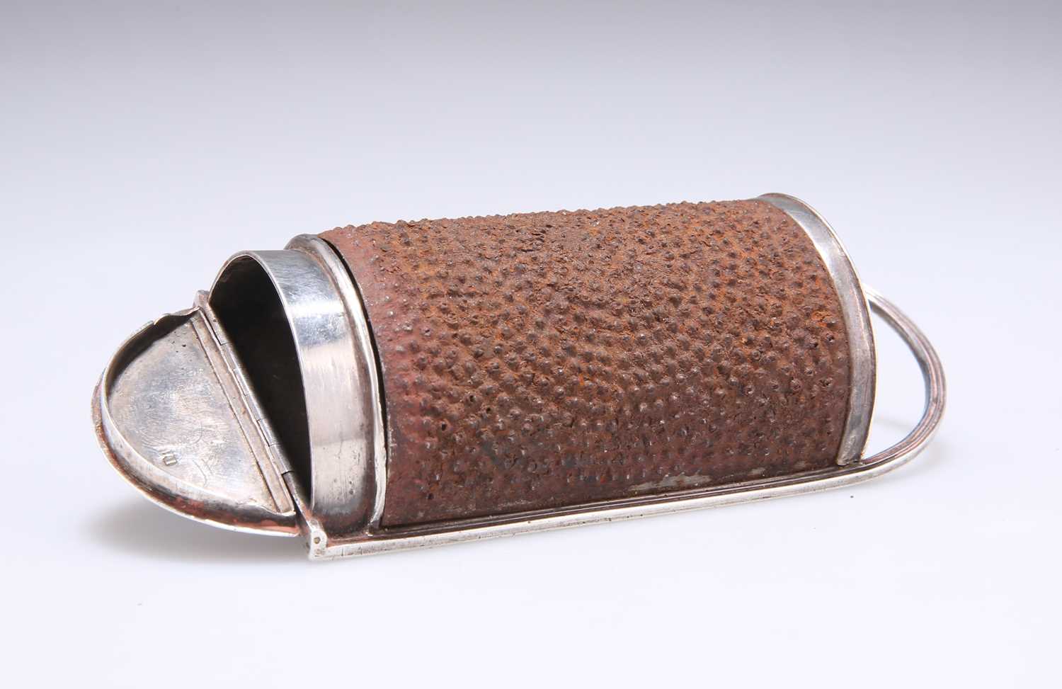 A GEORGE VI SILVER KITCHEN NUTMEG GRATER