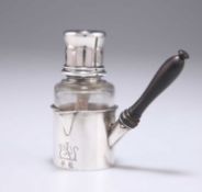 A VICTORIAN SILVER NOVELTY TABLE LIGHTER