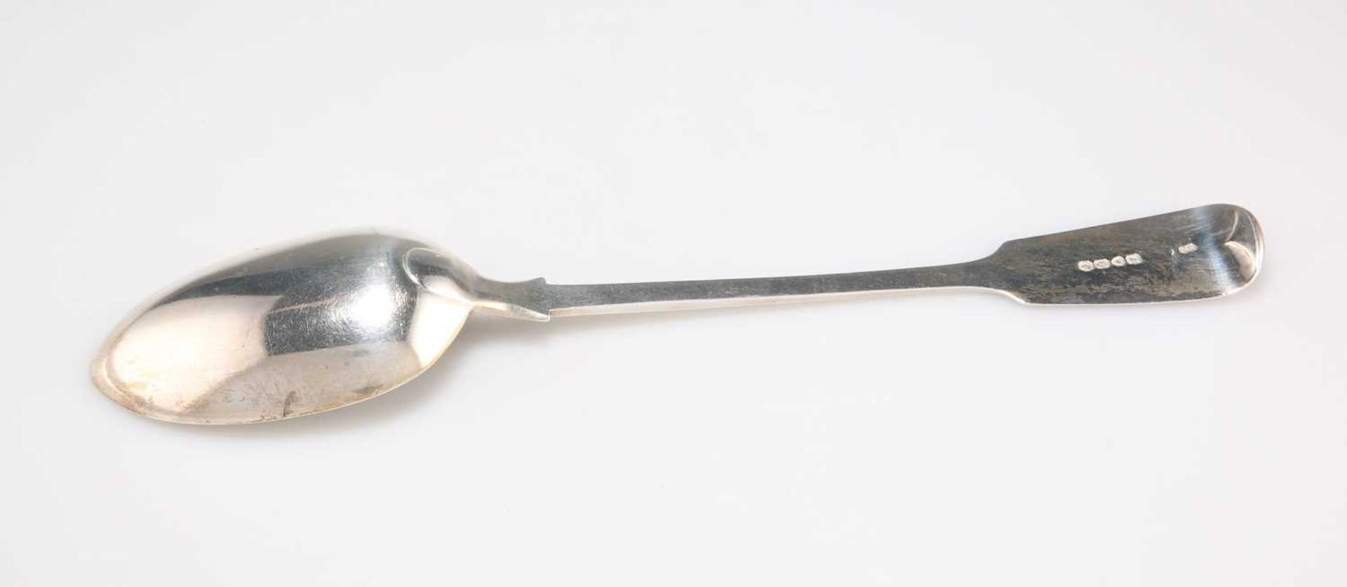 A VICTORIAN SILVER BASTING SPOON - Image 2 of 3