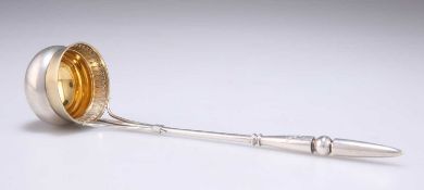 AN AMERICAN PARCEL-GILT SILVER TODDY LADLE