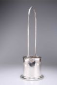 A GEORGE V SILVER SIPHON STAND