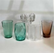 A GROUP OF ART GLASS