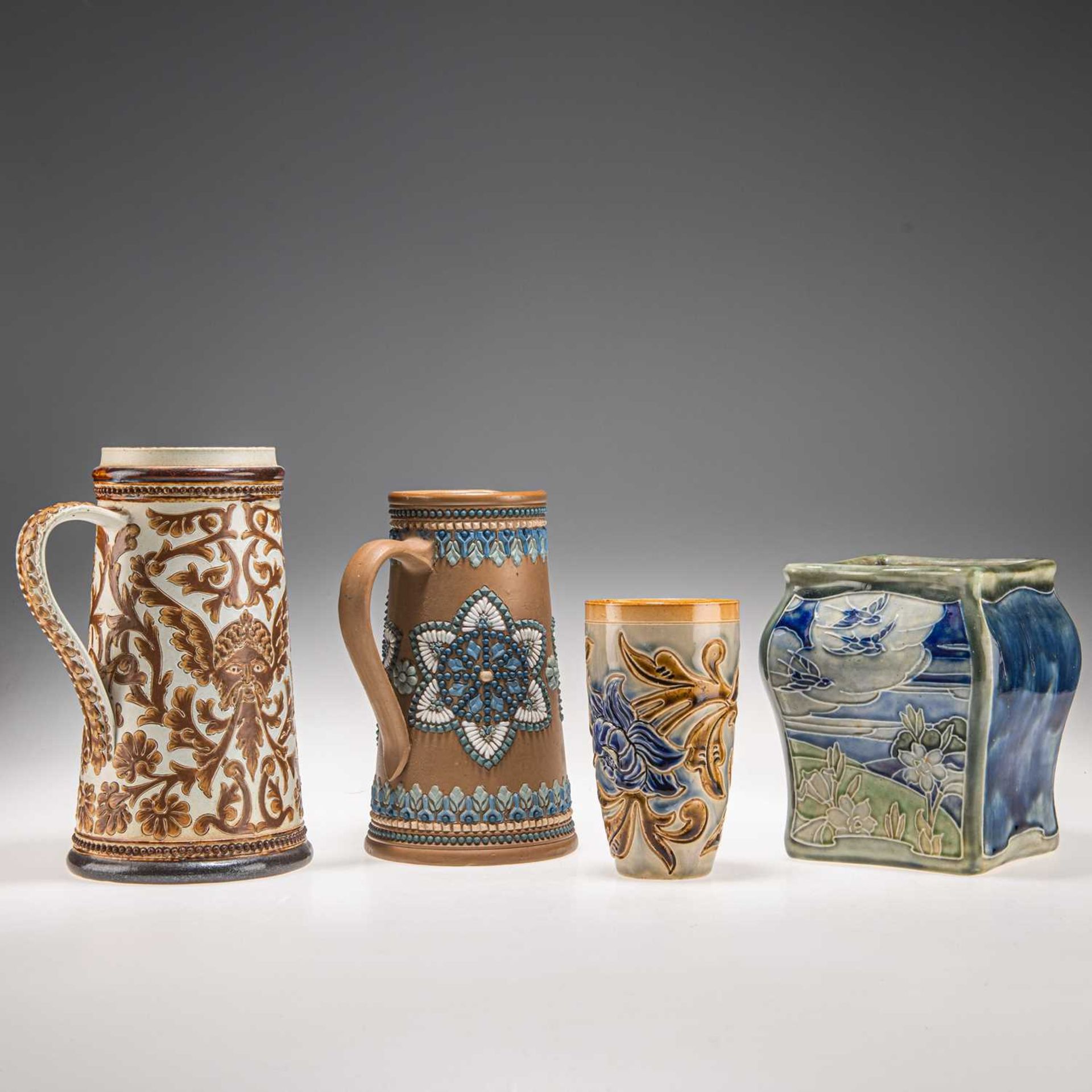 A GROUP OF DOULTON STONEWARE