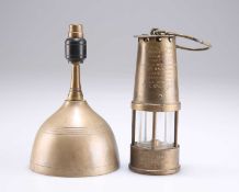 A MINIATURE COLLIERY MINER'S LAMP