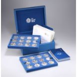'THE QUEEN'S DIAMOND JUBILEE COLLECTION' 1952-2012 SILVER PROOF COIN SET