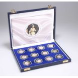 THE 'CORONATION ANNIVERSARY SILVER PROOF COLLECTION, 1953-2003' COIN SET