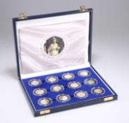 THE 'CORONATION ANNIVERSARY SILVER PROOF COLLECTION, 1953-2003' COIN SET