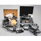 A SONY HDV 1080i MINI DV CAMCORDER AND OTHER CAMCORDER EQUIPMENT