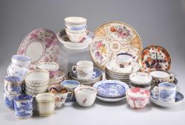 A COLLECTION OF 18TH AND 19TH CENTURY TEA WARES