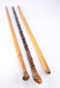 A 19TH CENTURY BAMBOO SWORD STICK