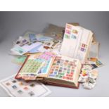 A WELL FILLED MOVALEAF ALBUM OF WORLD STAMPS