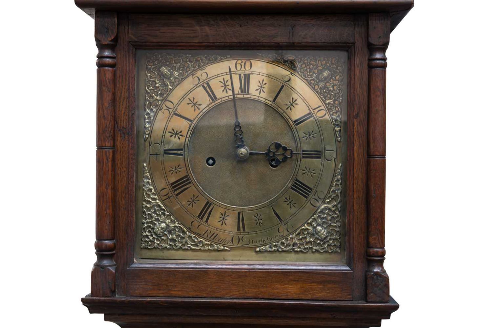 AN 18TH CENTURY OAK EIGHT-DAY LONGCASE CLOCK, SIGNED R. HOUTON, OVERSLEY GREEN - Image 2 of 2