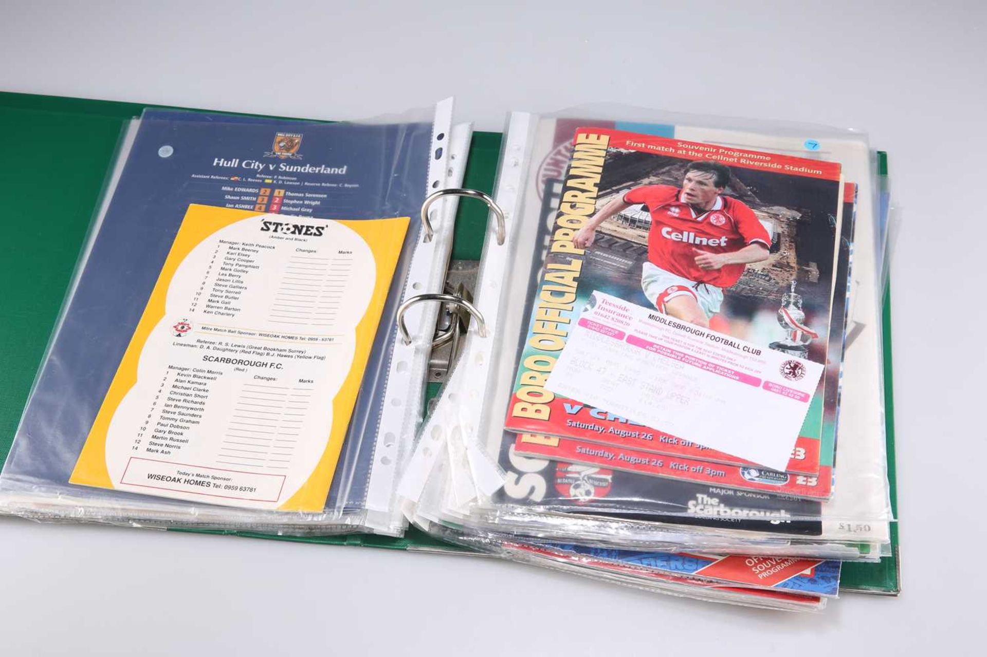 FOOTBALL PROGRAMMES, INCLUDING THE FIRST AND LAST GAMES AT NEW AND OLD GROUNDS