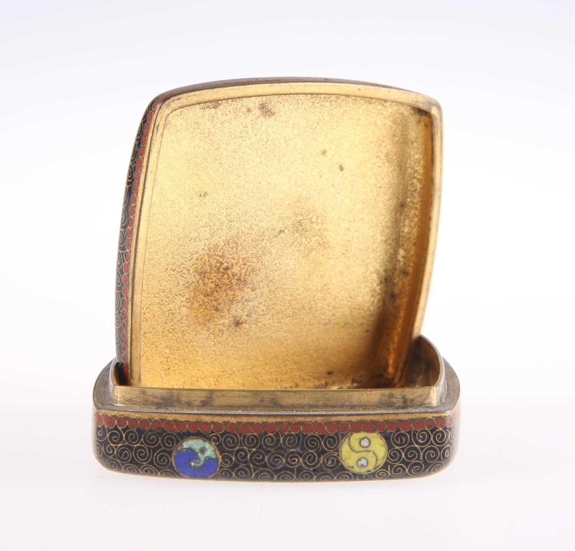 A JAPANESE CLOISONNÉ BOX AND COVER, BY ANDO, MEIJI PERIOD - Bild 4 aus 4