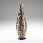 FRANCIS C. POPE FOR ROYAL DOULTON, AN EARLY 20TH CENTURY STONEWARE BOTTLE VASE