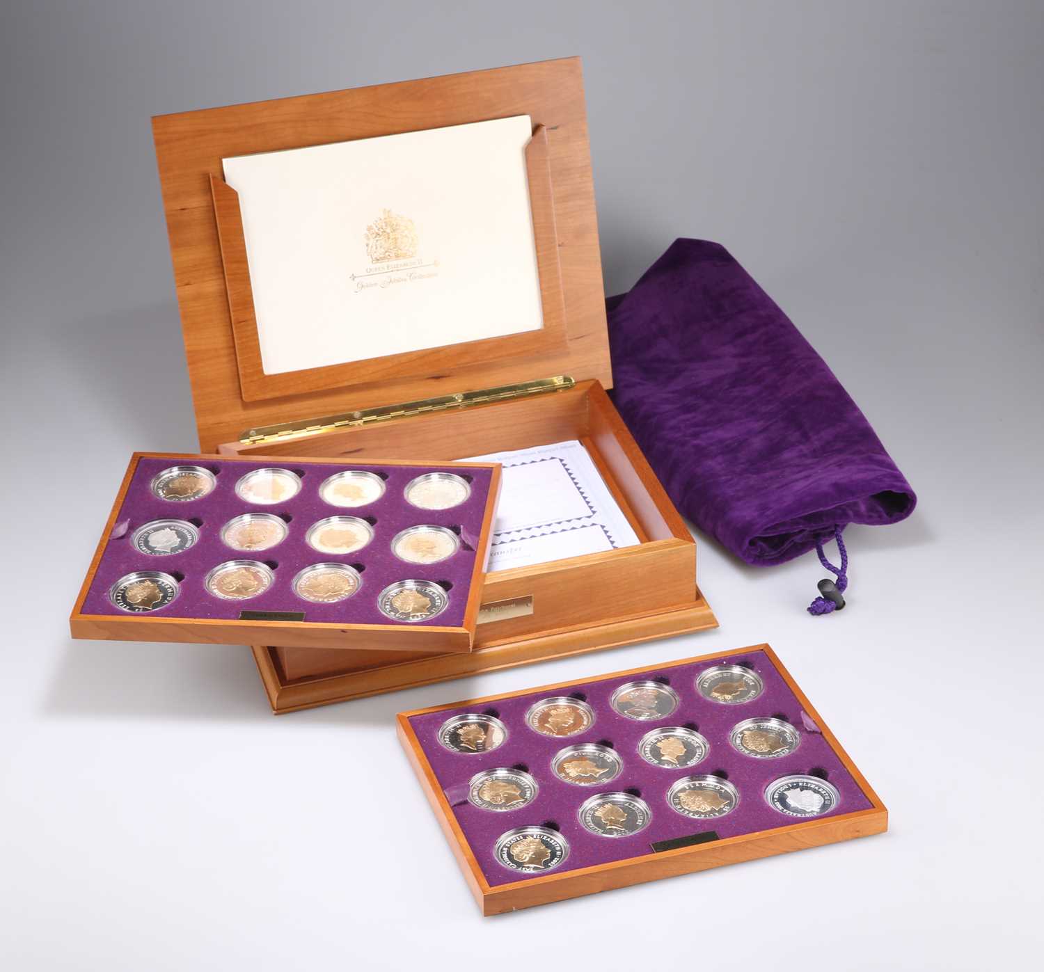 A 'QUEEN ELIZABETH II GOLDEN JUBILEE COLLECTION' SILVER PROOF COIN SET