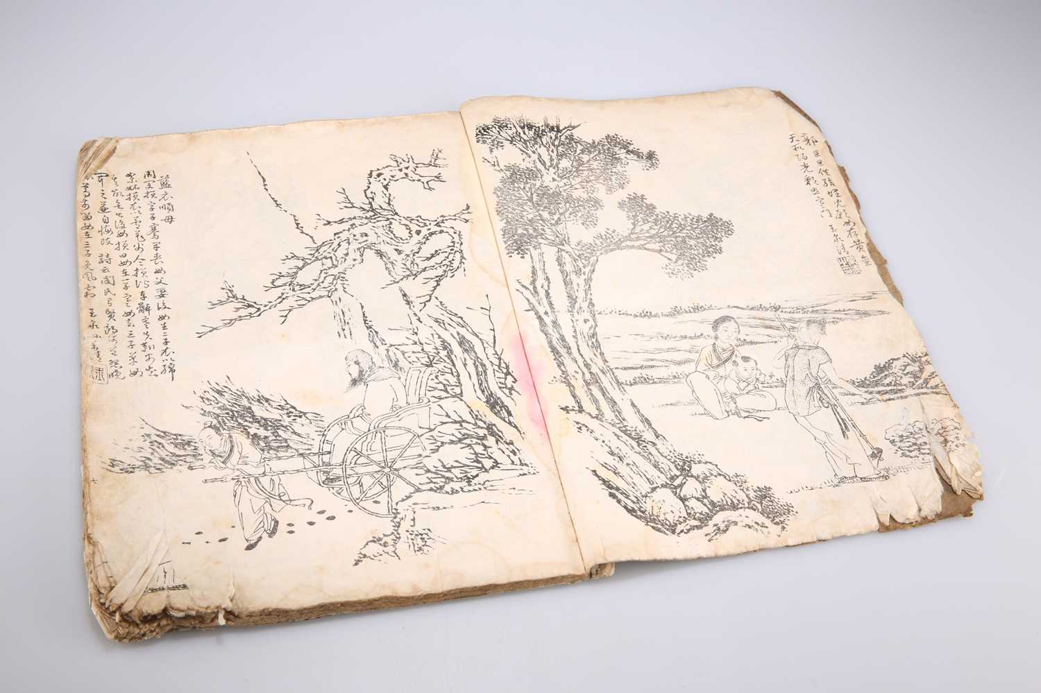 A CHINESE BOOK OF WOODBLOCK PRINTS - Image 2 of 3