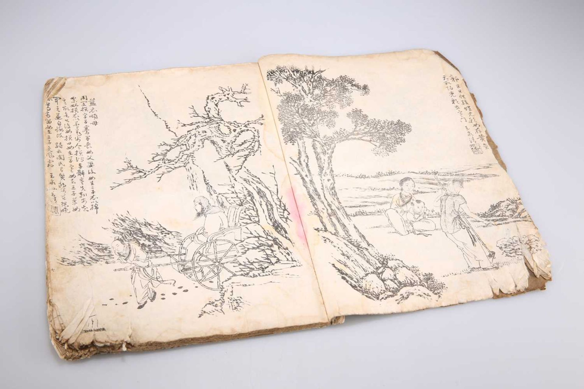 A CHINESE BOOK OF WOODBLOCK PRINTS - Image 2 of 3