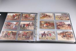 A COLLECTION OF RAPHAEL TUCK OILETTE FOX HUNTING POSTCARDS