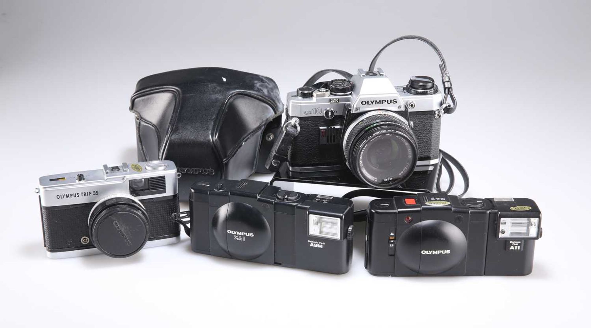 A SELECTION OF OLYMPUS CAMERAS