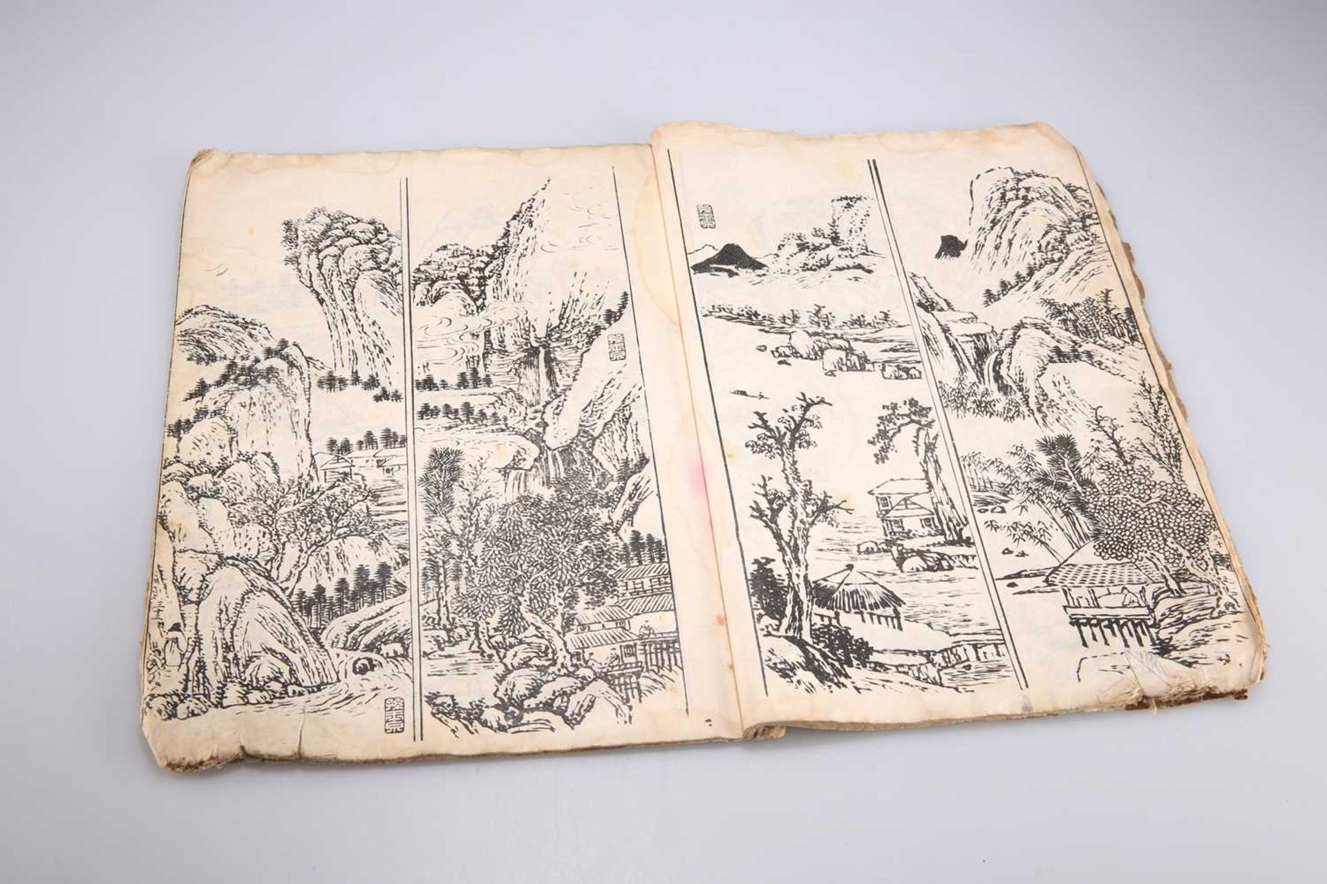 A CHINESE BOOK OF WOODBLOCK PRINTS