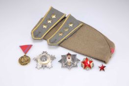 A GROUP OF YUGOSLAVIAN PEOPLE'S ARMY (JNA) MEDALS AND EPHEMERA
