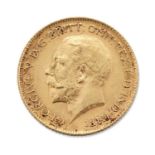 GEORGE V (1865-1936), HALF SOVEREIGN