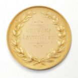 A 9 CARAT GOLD PRIZE MEDALLION