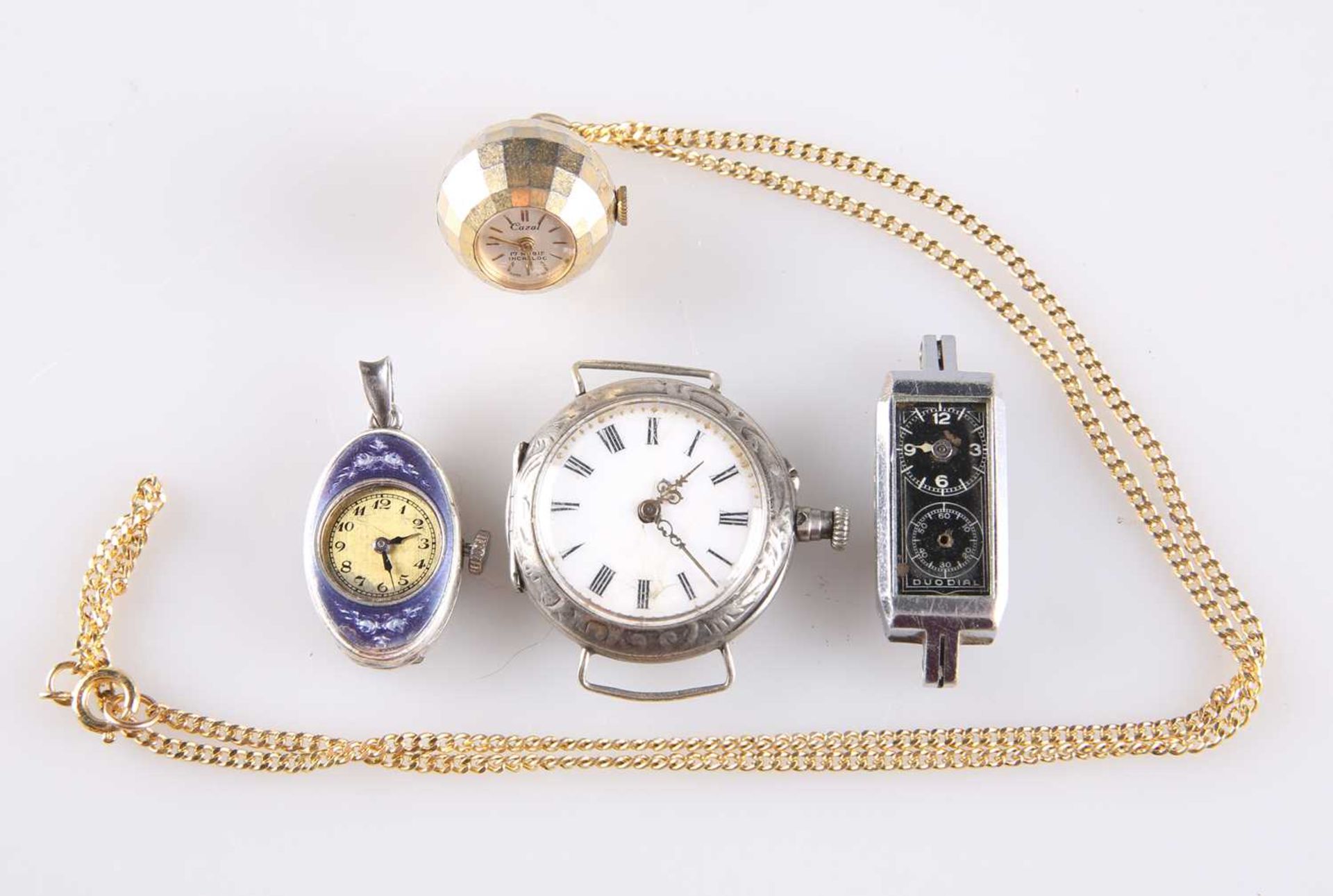 A GROUP OF FOUR LADY'S WATCHES