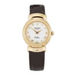 A LADY'S ROLEX CELLINI STRAP WATCH