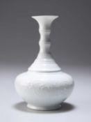 A CHINESE BLANC DE CHINE VASE