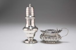 A VICTORIAN SILVER SUGAR CASTER