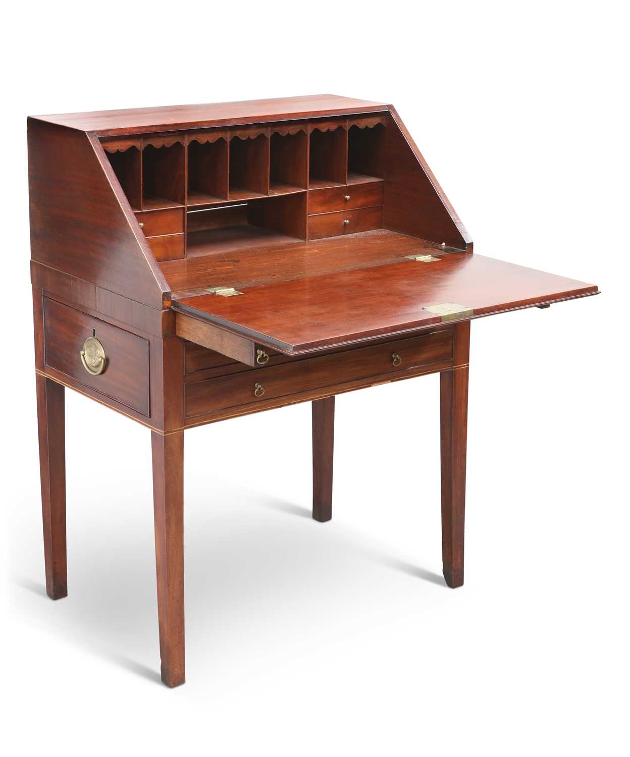 A GEORGE III MAHOGANY ESTATE DESK - Image 2 of 2