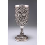 AN INDIAN SILVER GOBLET, KUTCH, 19TH CENTURY