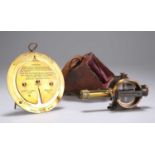 A COMPASS CLINOMETER BY CASELLA, CIRCA 1890