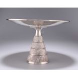 AN ELIZABETH II SILVER TAZZA