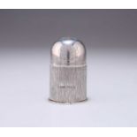 AN ELIZABETH II SILVER BULLET-SHAPED PEPPER POT