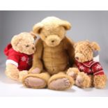 THREE TEDDY BEARS