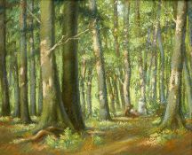 EKM (LATE 19TH/EARLY 20TH CENTURY) FOREST LANDSCAPE