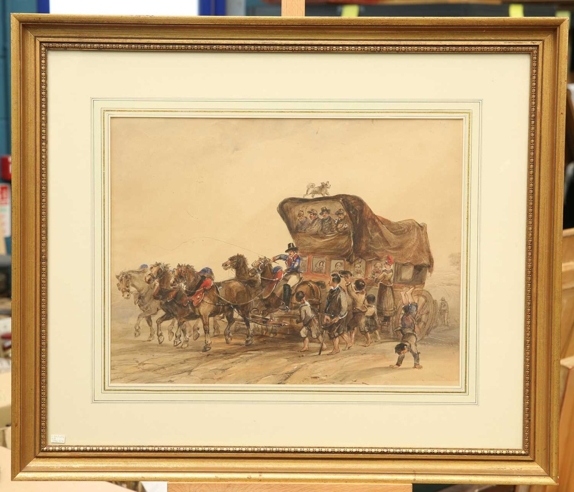 GEORGE BRYANT CAMPION (1795-1870) A COACH NEAR BOULOGNE - Bild 2 aus 2