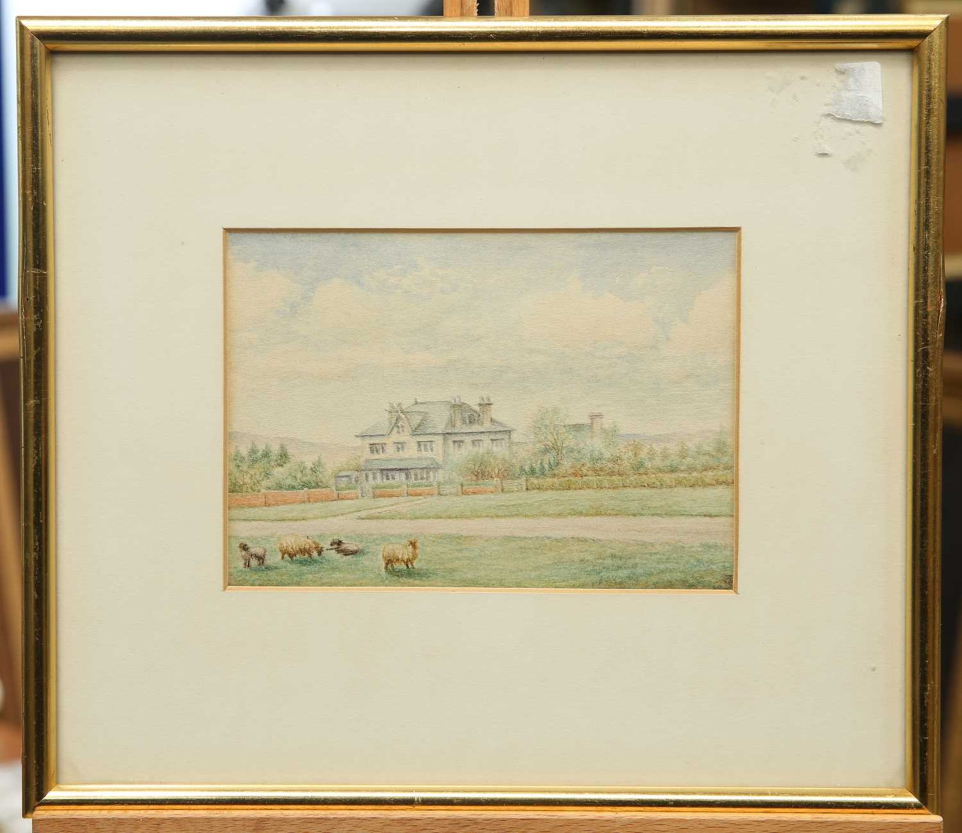 GEORGE ADOLPHUS STOREY (1834-1919) LANDSCAPE WITH HOUSE - Bild 2 aus 2