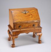 AN 18TH CENTURY STYLE OAK MINIATURE BUREAU