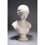 A ROBINSON & LEADBEATER PARIAN BUST OF PSYCHE