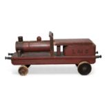 A NAÏVE WOODEN MODEL OF A TRAIN