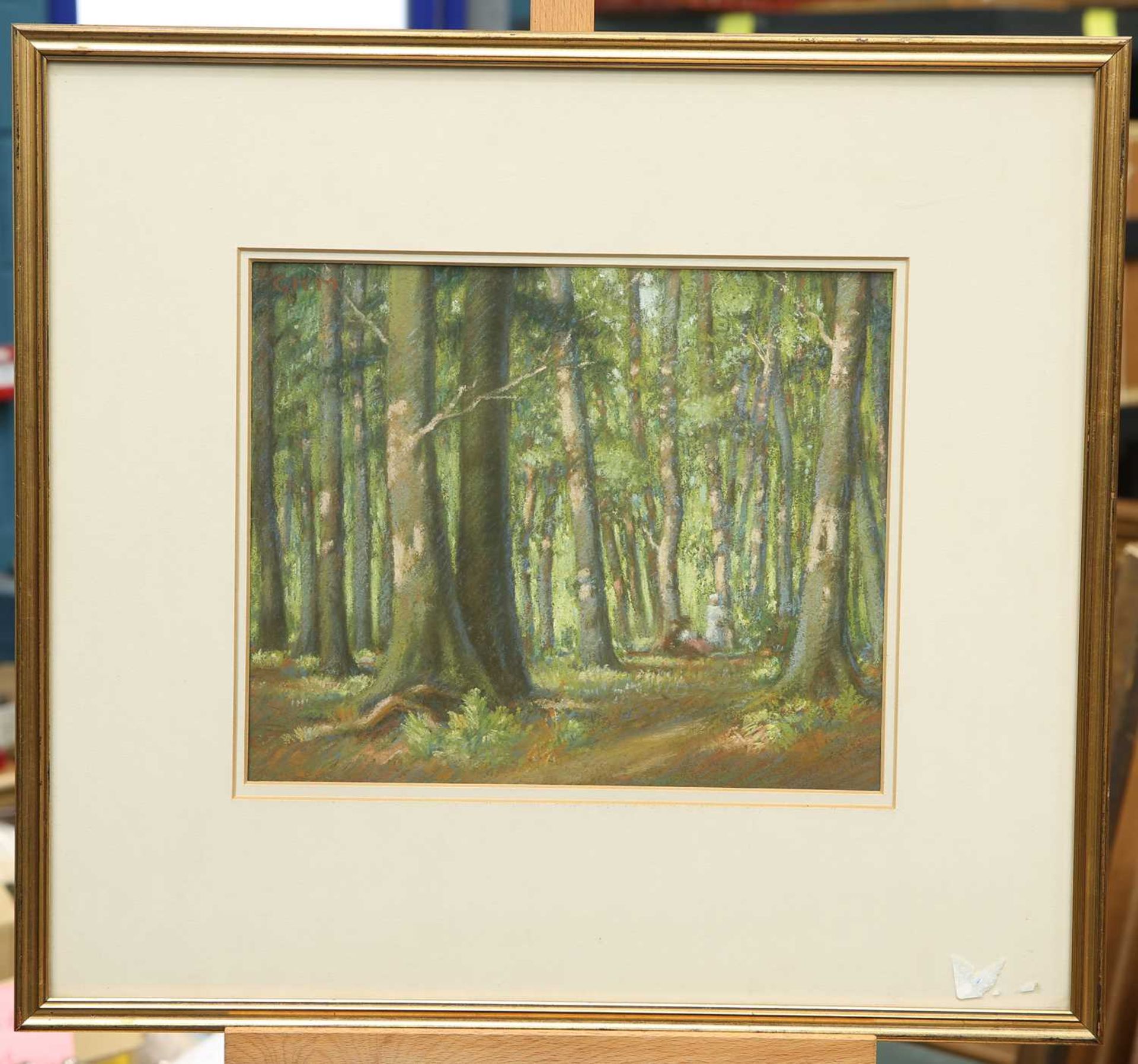 EKM (LATE 19TH/EARLY 20TH CENTURY) FOREST LANDSCAPE - Bild 2 aus 2