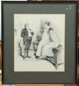 GERTRUDE DEMAIN HAMMOND (1862-1952) A PAIR OF INK DRAWINGS