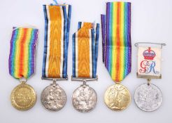 TWO FIRST WORLD WAR MEDAL PAIRS