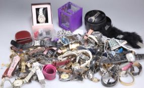 A LARGE QUANTITY OF FASHION WATCHES